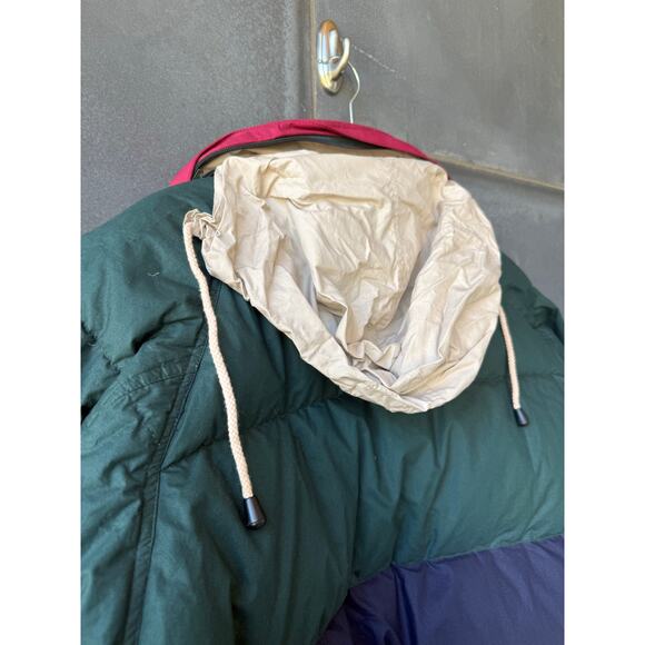 DEADSTOCK Vintage 90s GANT Reversible  Bomber Down Jacket- Beige  XL NWT - Picture 6 of 9